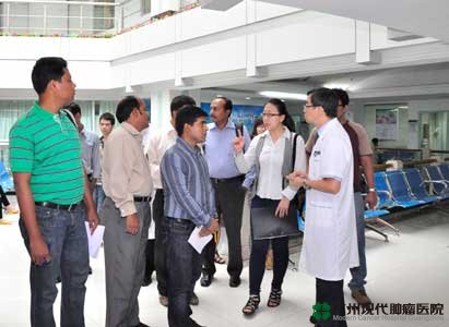 Modern Cancer Hospital Guangzhou, Bangladeshi media delegatio