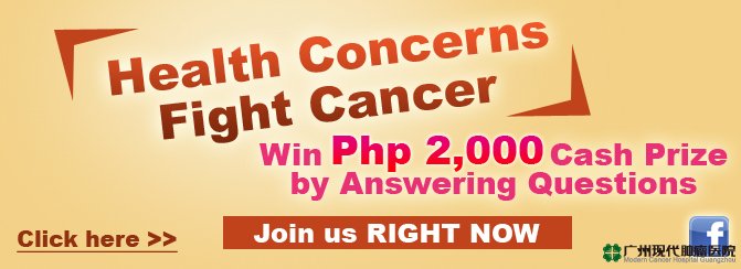 Fight Against Cancer Win 2,000 Pesos Cash Prize by Answering Questions