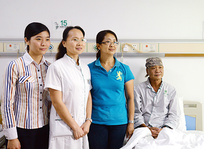 Kanker Lidah, Modern Cancer Hospital Guangzhou, Intervensi Minimal Invasif, Penanaman biji partikel
